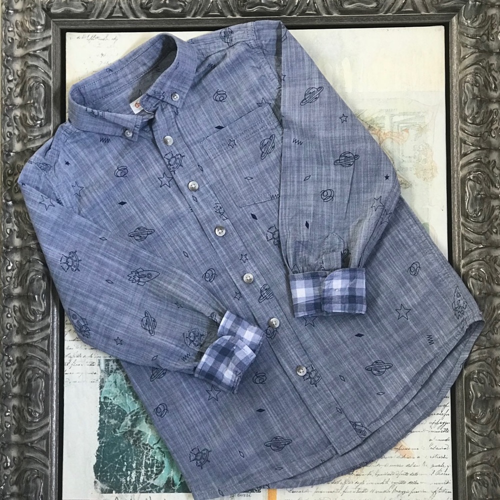 👽 Out of this World Cat & Jack Button Down